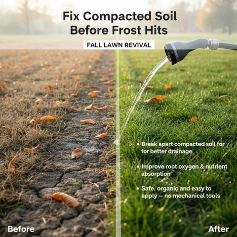 GS Plant Foods Soft Soil label close-up highlighting organic formula for safe use.