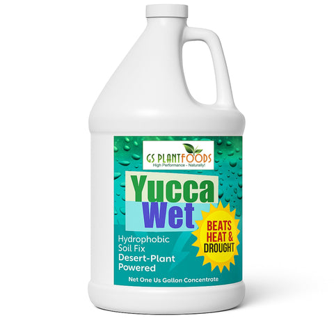 GS Plant Foods Wetting Agent bottle concentrate boosts soil hydration
