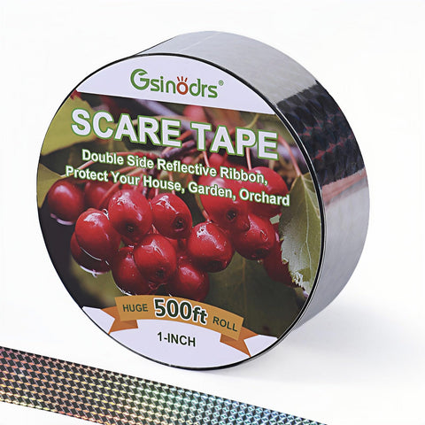 GSINODRS double-sided tape on a roof deters birds using sun glare
