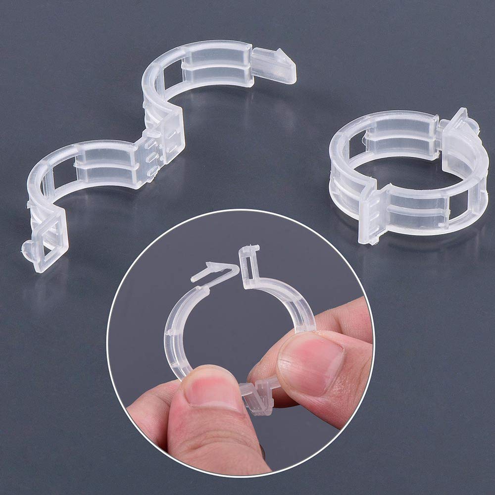GSINODRS reusable plant clips offer long-lasting plant support.
