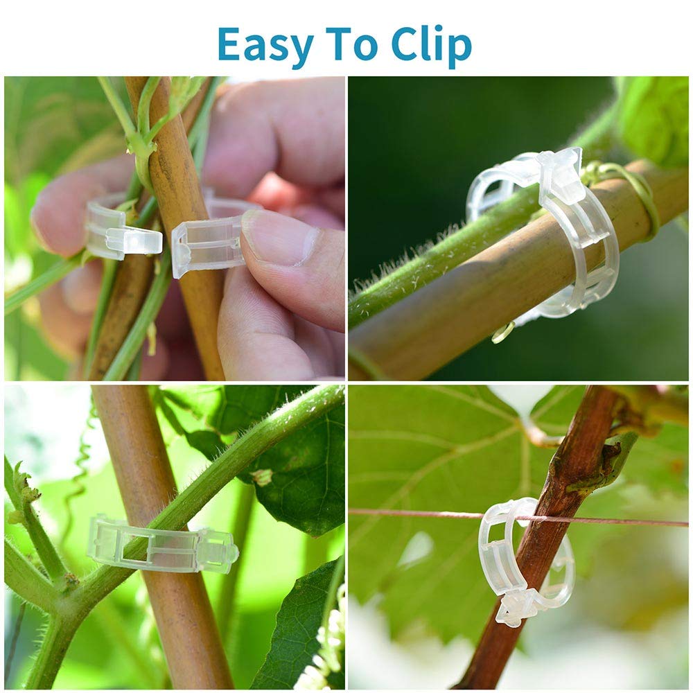 GSINODRS wide-opening clips grip stems up to one inch without damage.