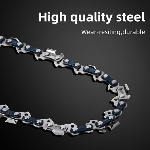 GSSHBR 16-inch chain with hard chrome coating resists wear for longer life