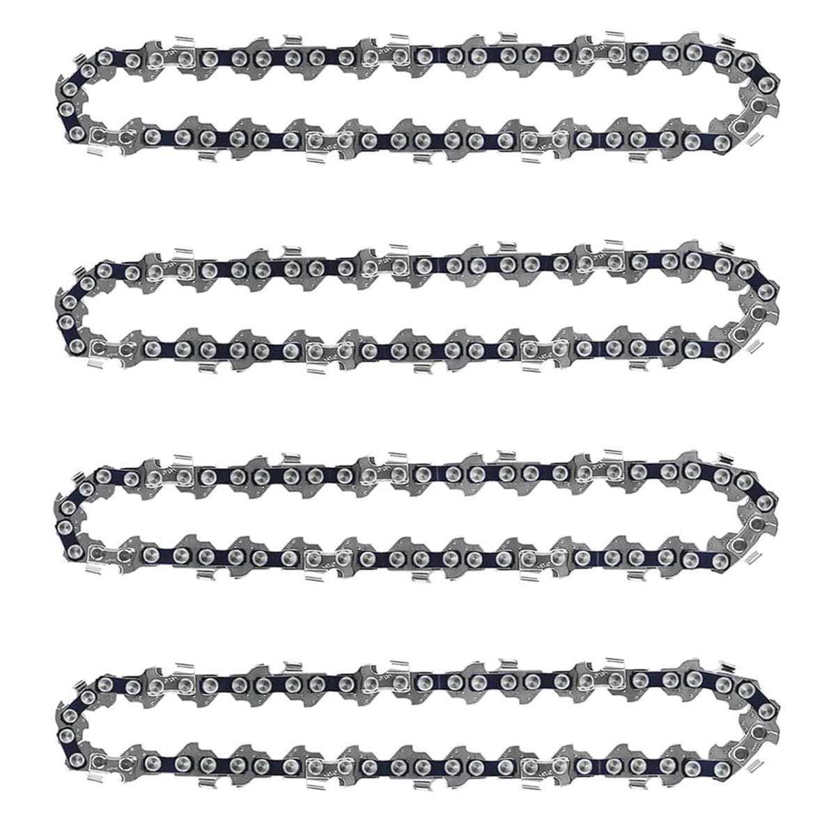GSSHBR 4-pack 8-inch chainsaw chains with 47 drive links for versatile cutting