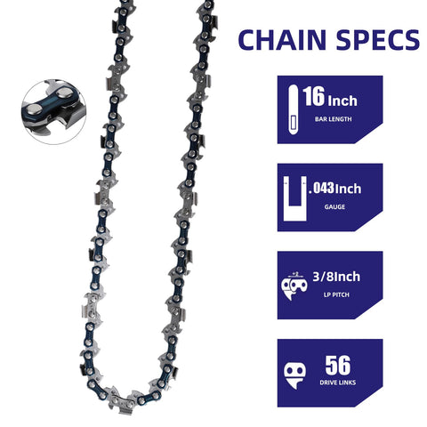 GSSHBR 5-pack packaging image shows ready-to-install replacement chains.