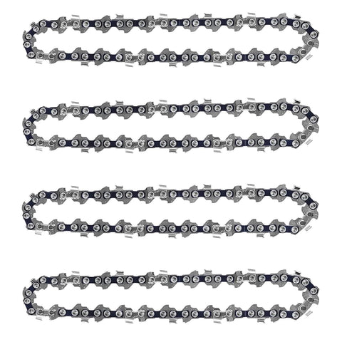 GSSHBR 8-inch chain shows 043 gauge and 33 drive links.