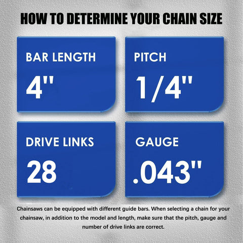 GSSHBR GTA-26 compatibility replacement chain for Stihl GTA 26.