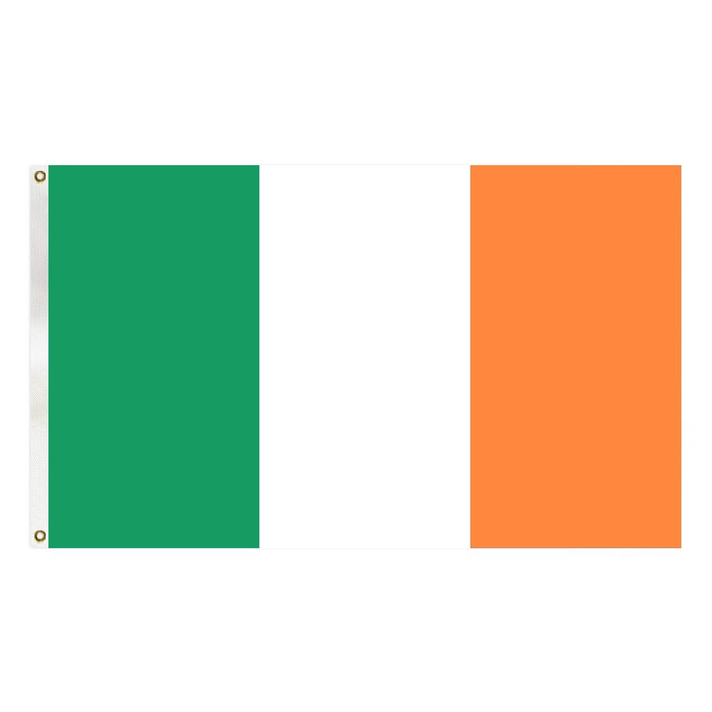 GSYLPFT Irish flag 3x5 outdoor displays vivid color in bright sunlight