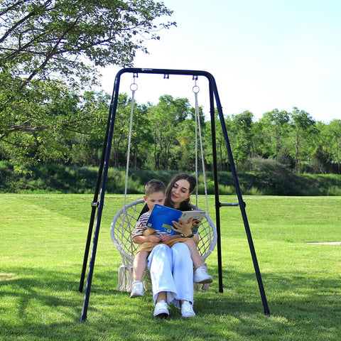 G TALECO GEAR heavy-duty steel-frame hammock stand ready for sturdy support
