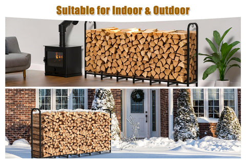 Gtongoko 3500 lbs capacity supports large firewood loads securely.