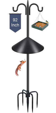 Gtongoko 92-inch bird feeder pole stands tall for easy backyard bird watching.