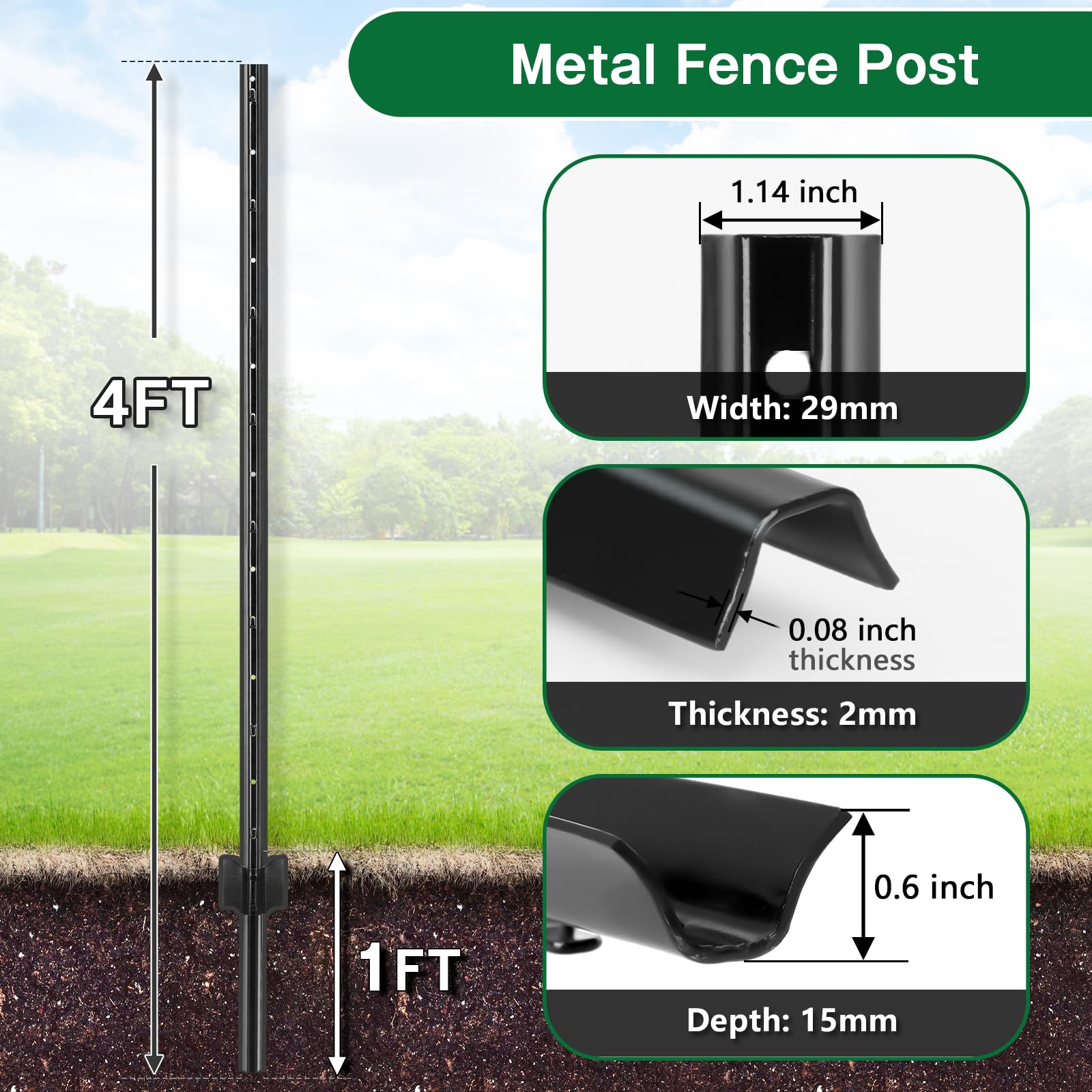 Gtongoko anchor plate base ensures solid anchoring and wind resistance.