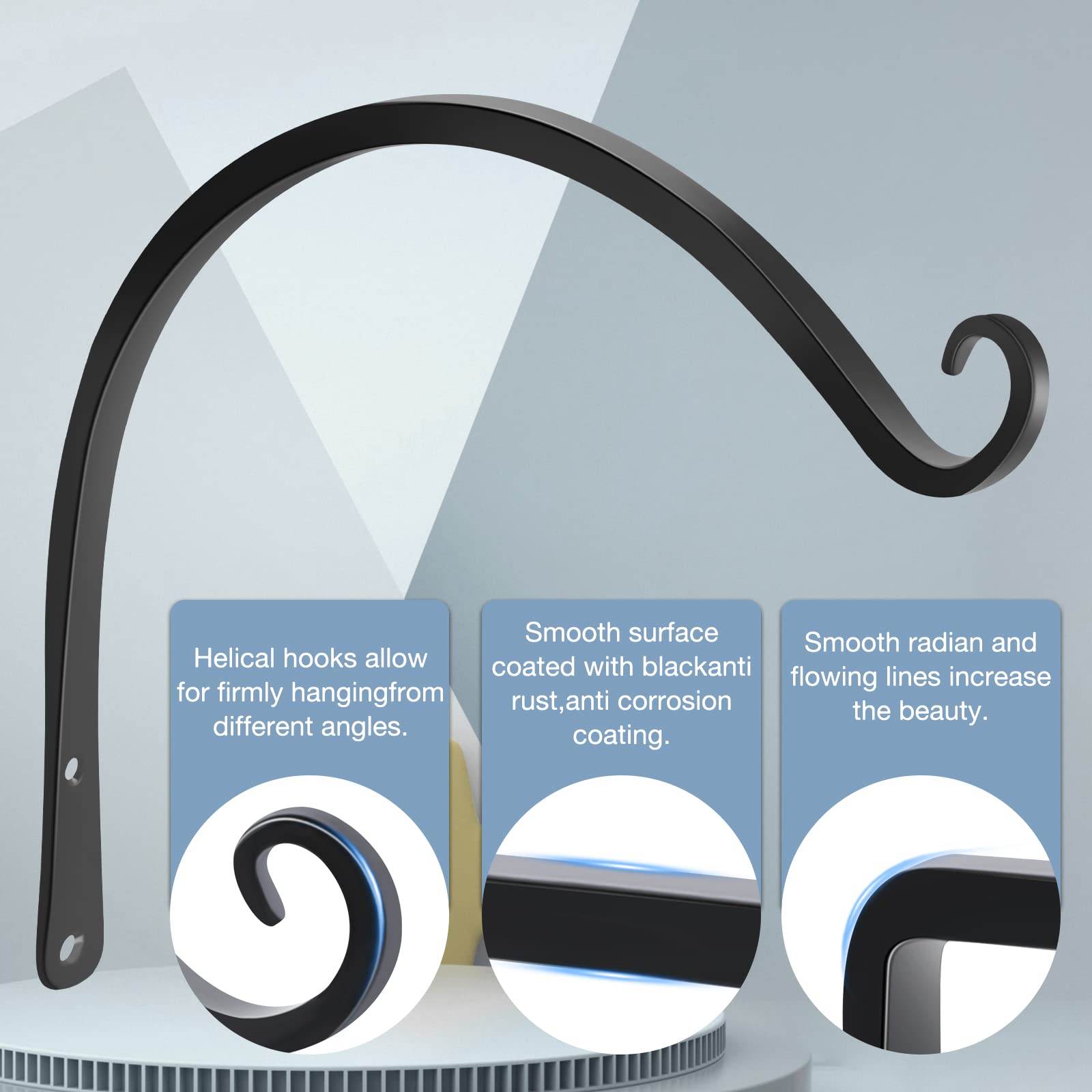 Gtongoko bird feeder hanger keeps feeders accessible and stylish.