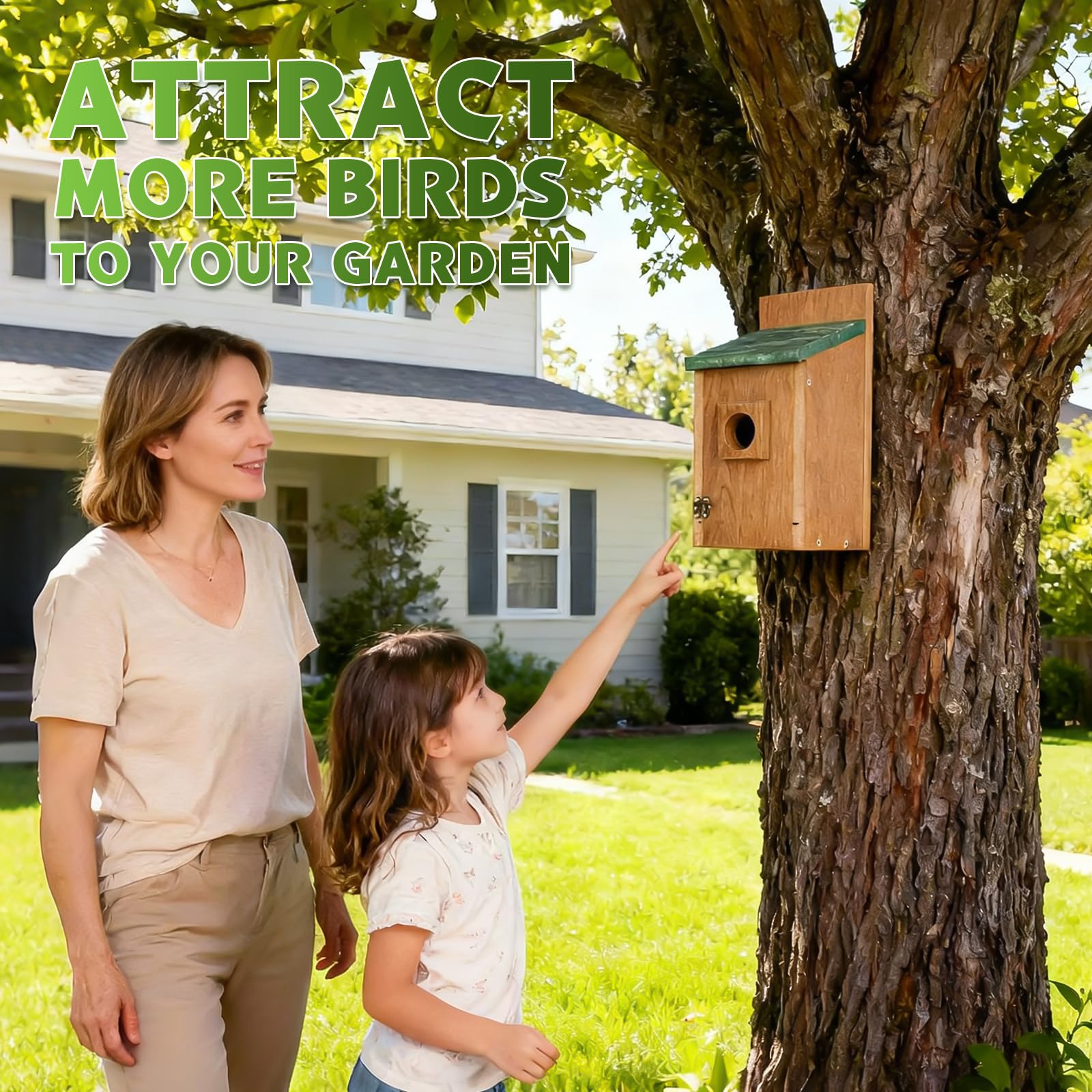 Gtongoko durable recycled plastic bird house designed for outdoor use