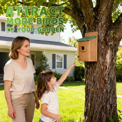 Gtongoko durable recycled plastic bird house designed for outdoor use