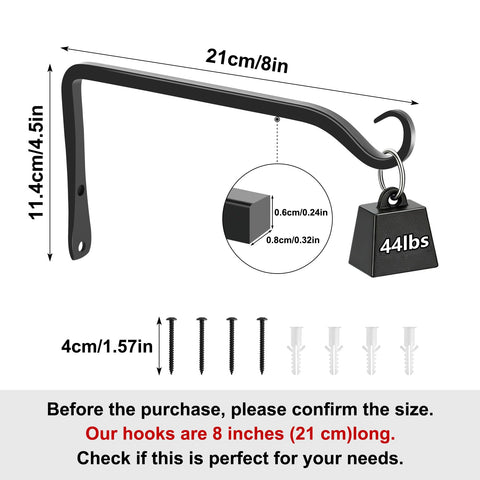 Gtongoko black rustproof coating protects the hanger for outdoor use