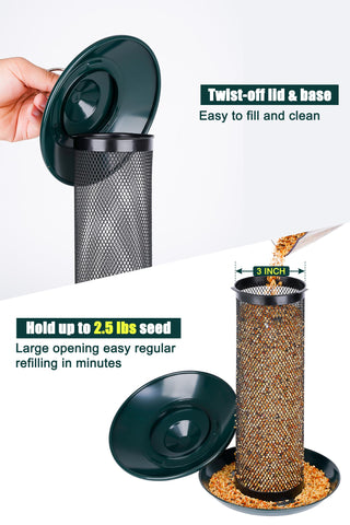 Gtongoko drain holes mesh keeps seed fresh and dry.