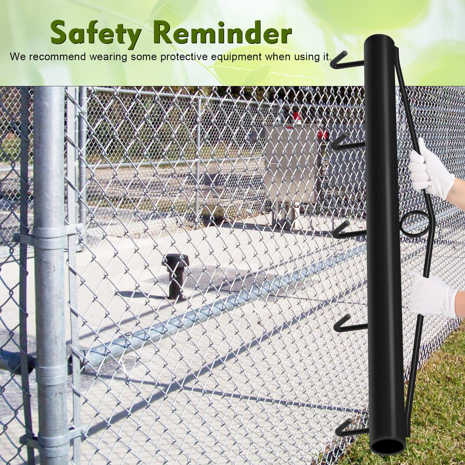 Gtongoko fence stretcher in use creates taut, professional fencing.