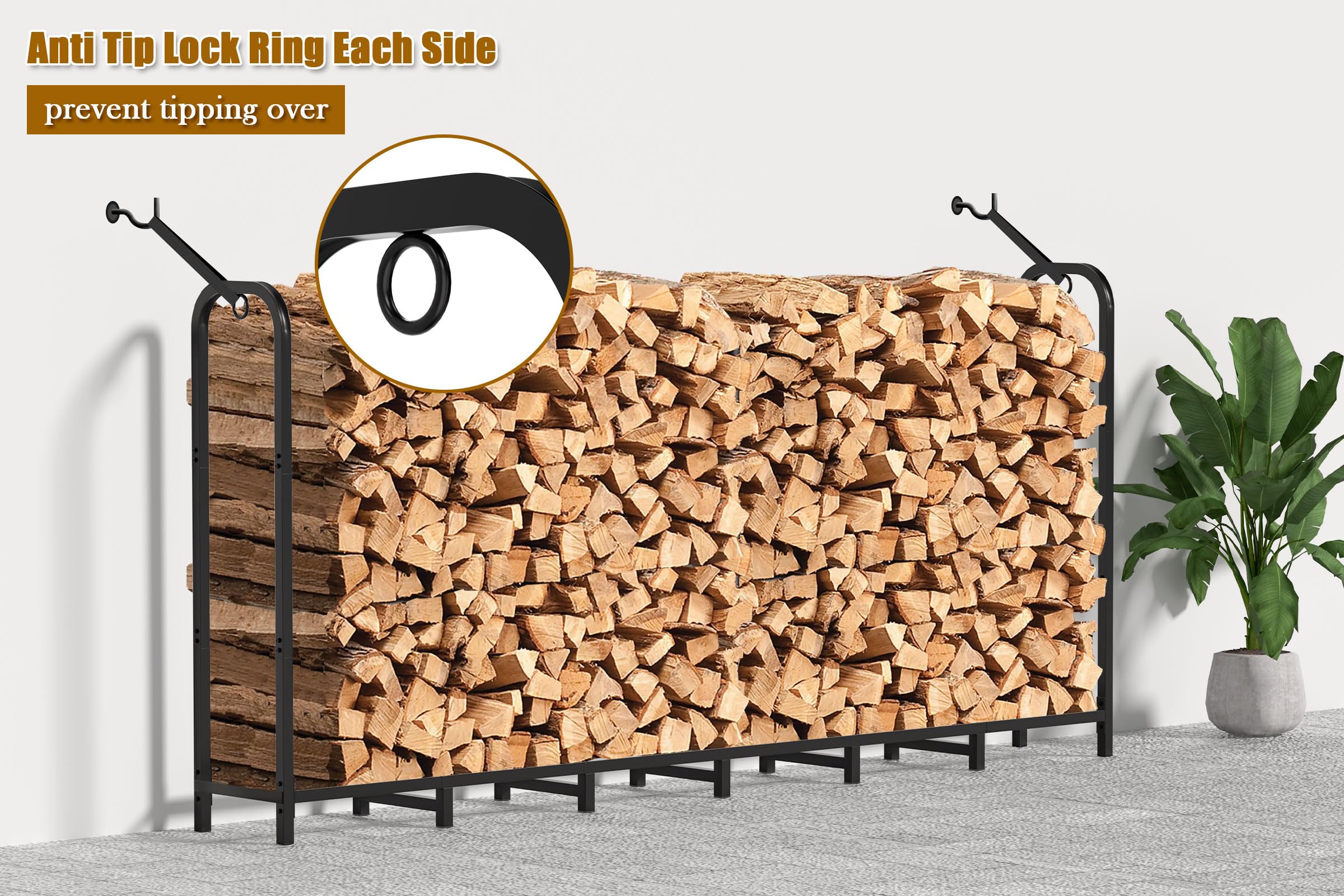 Gtongoko wood sits 4 inches off the ground for better airflow.
