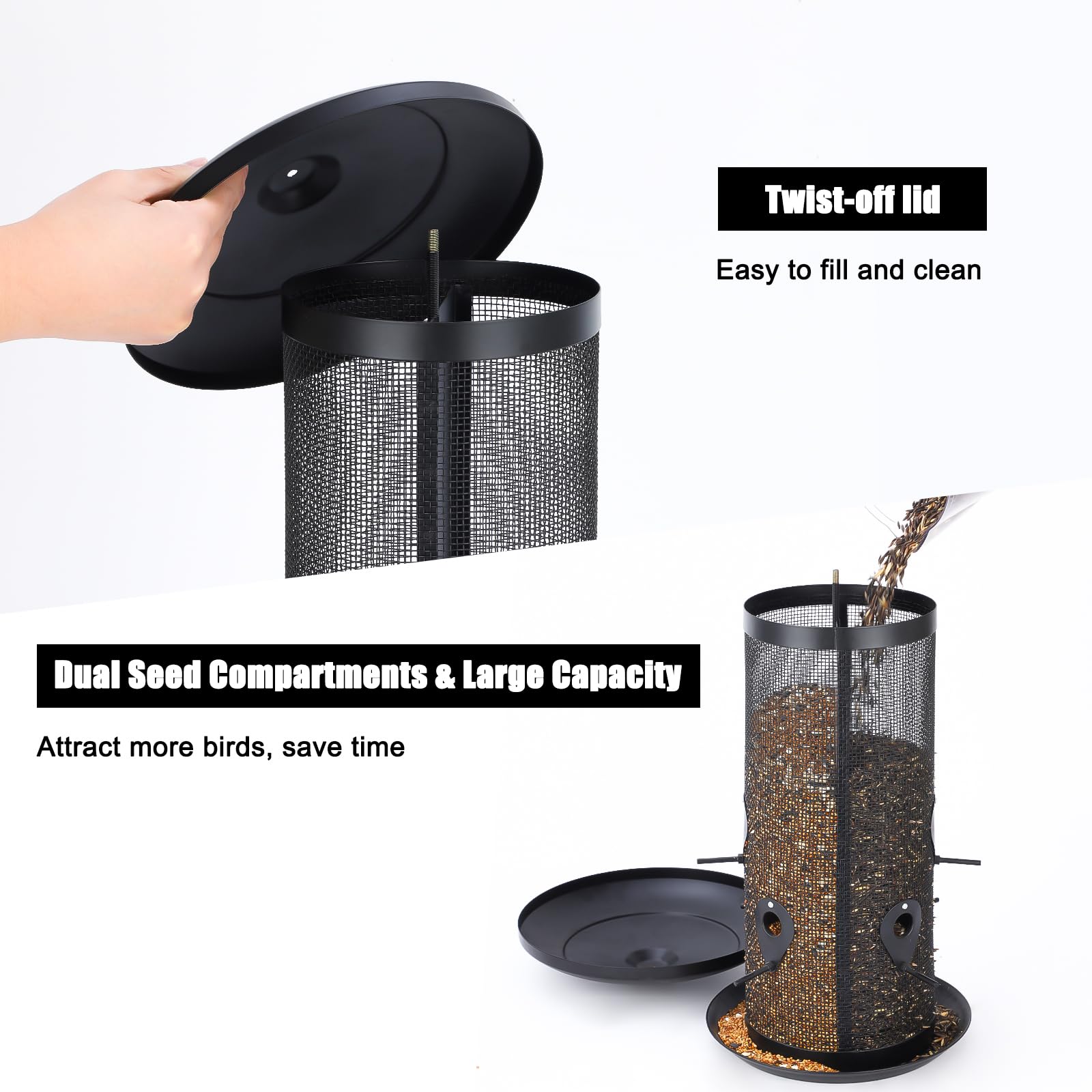 Gtongoko drainage tray keeps seeds fresh and dry