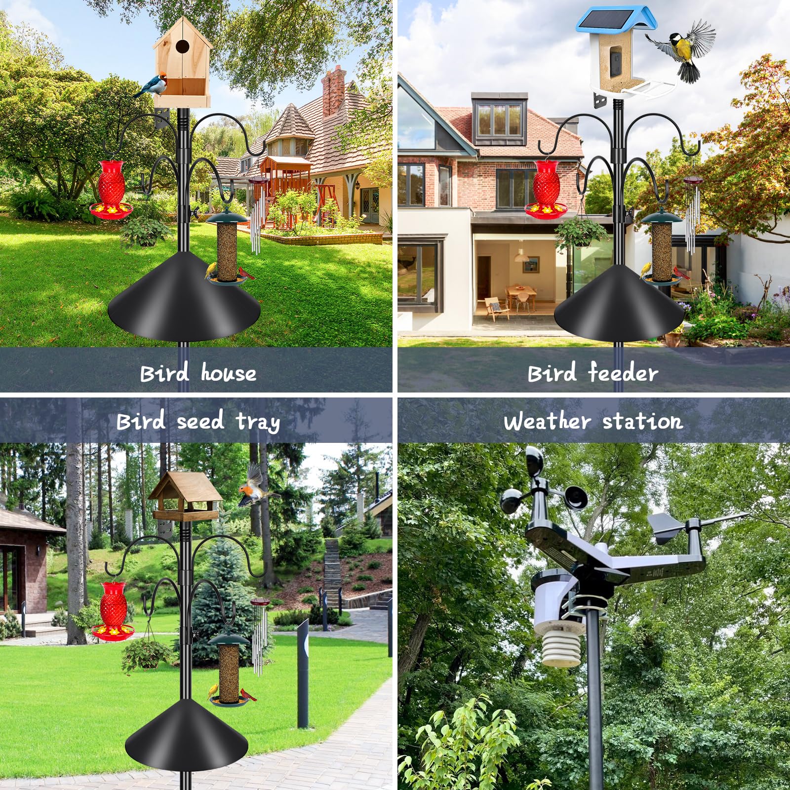 Gtongoko heavy-duty mounting kit keeps setups secure against strong winds.