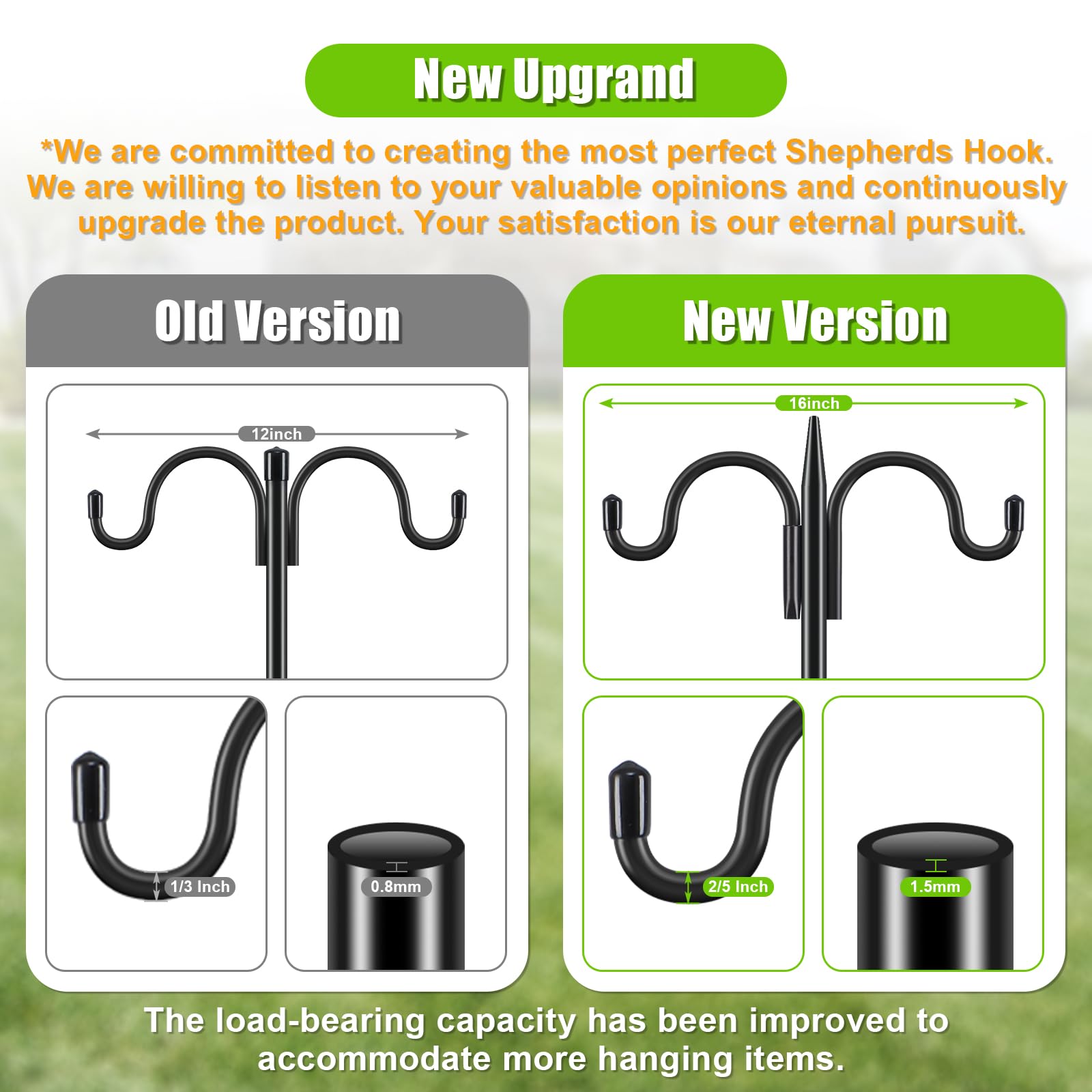 Gtongoko heavy-duty steel pole with rust-resistant finish.