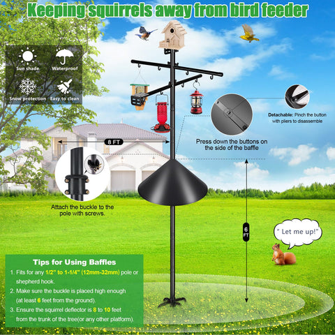 Gtongoko height-adjustable pole sections with threaded connections