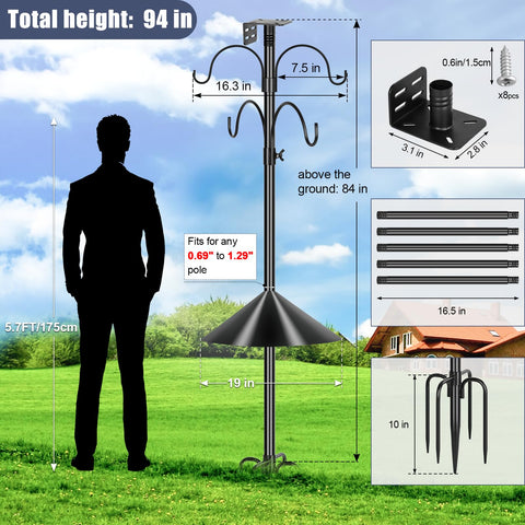 Gtongoko height-adjustment via threaded connections enables quick, tool-free customization.