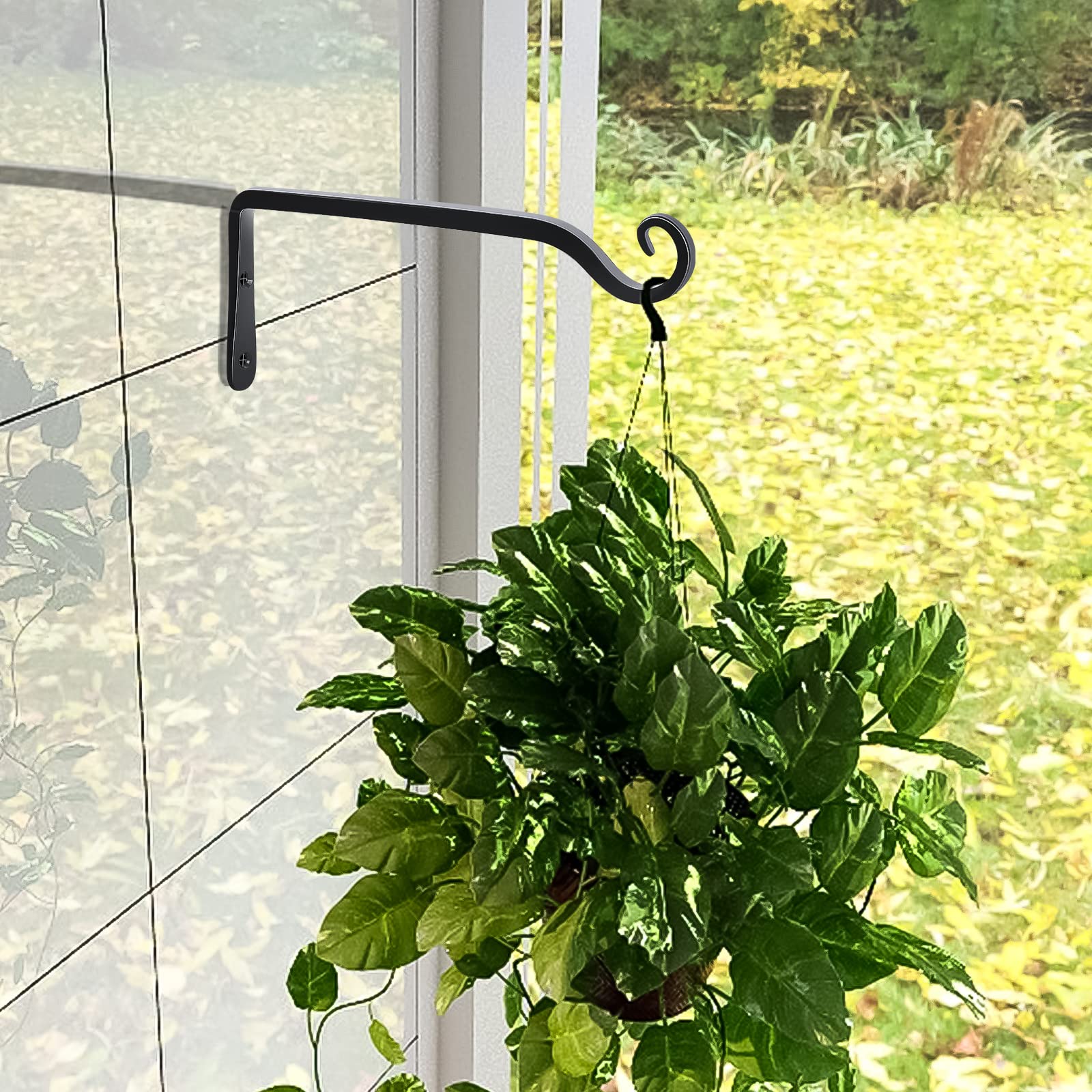Gtongoko 10-inch hook withstands outdoor weather for long-lasting use.