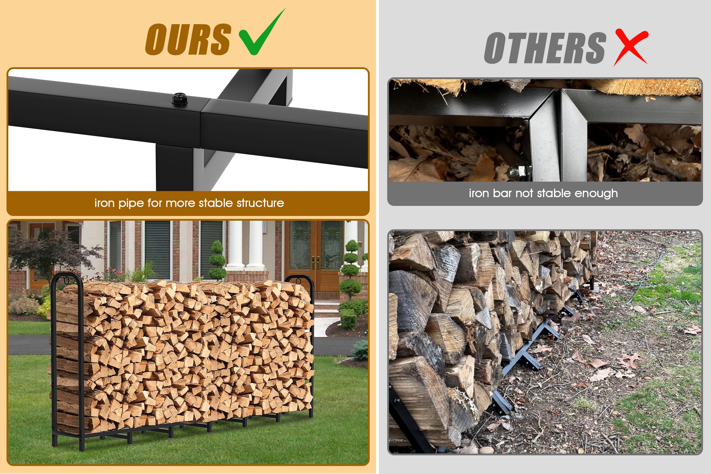 Gtongoko weatherproof steel resists rust in all seasons.