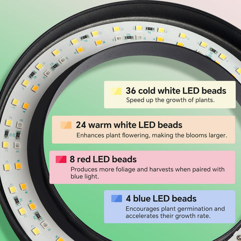 GTRUIIDY eye-friendly full spectrum supports longer use sessions.