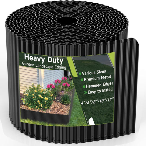 GTSABWAY corrugated edging with rolled top for secure borders.