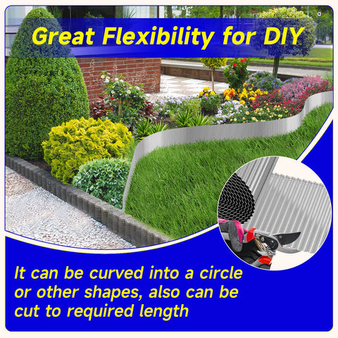 GTSABWAY metal edge at a flower bed for stable bed definition
