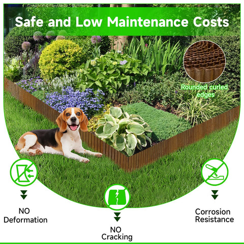 GTSABWAY lawn edge showing mulch containment for neat, tidy borders.