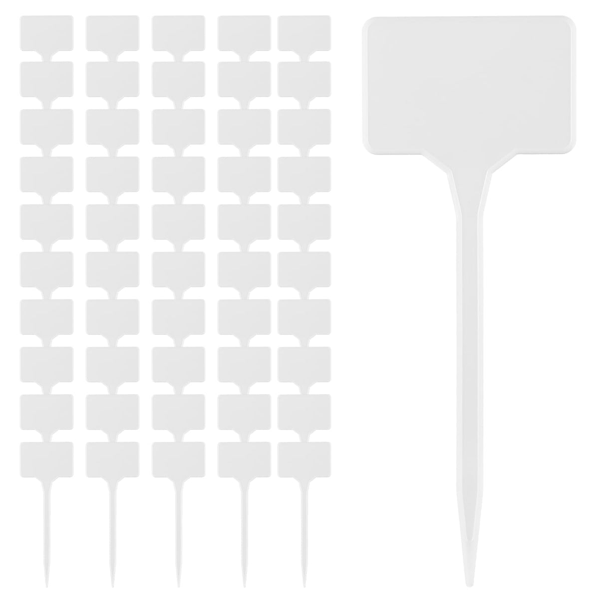 Gtziqa plant labels 5.9-inch white marker for organized gardening