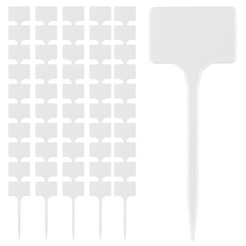 Gtziqa plant labels 5.9-inch white marker for organized gardening