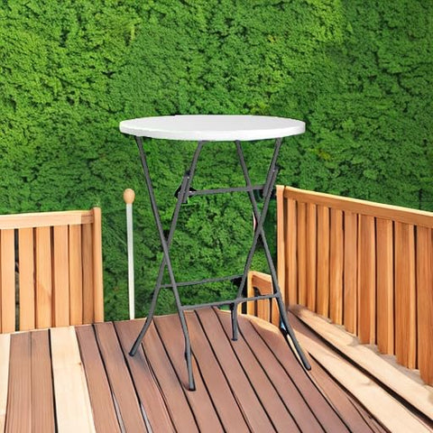 GUAGUA round high-top table in cafe corner, space-saving and stylish