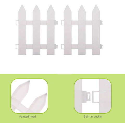 GUAN packaging of white plastic Christmas tree fence for easy setup