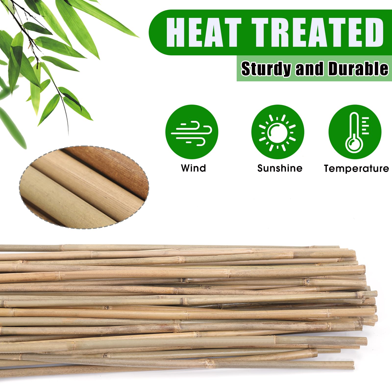 GUANGYE reusable bamboo post suited for many seasons of use.