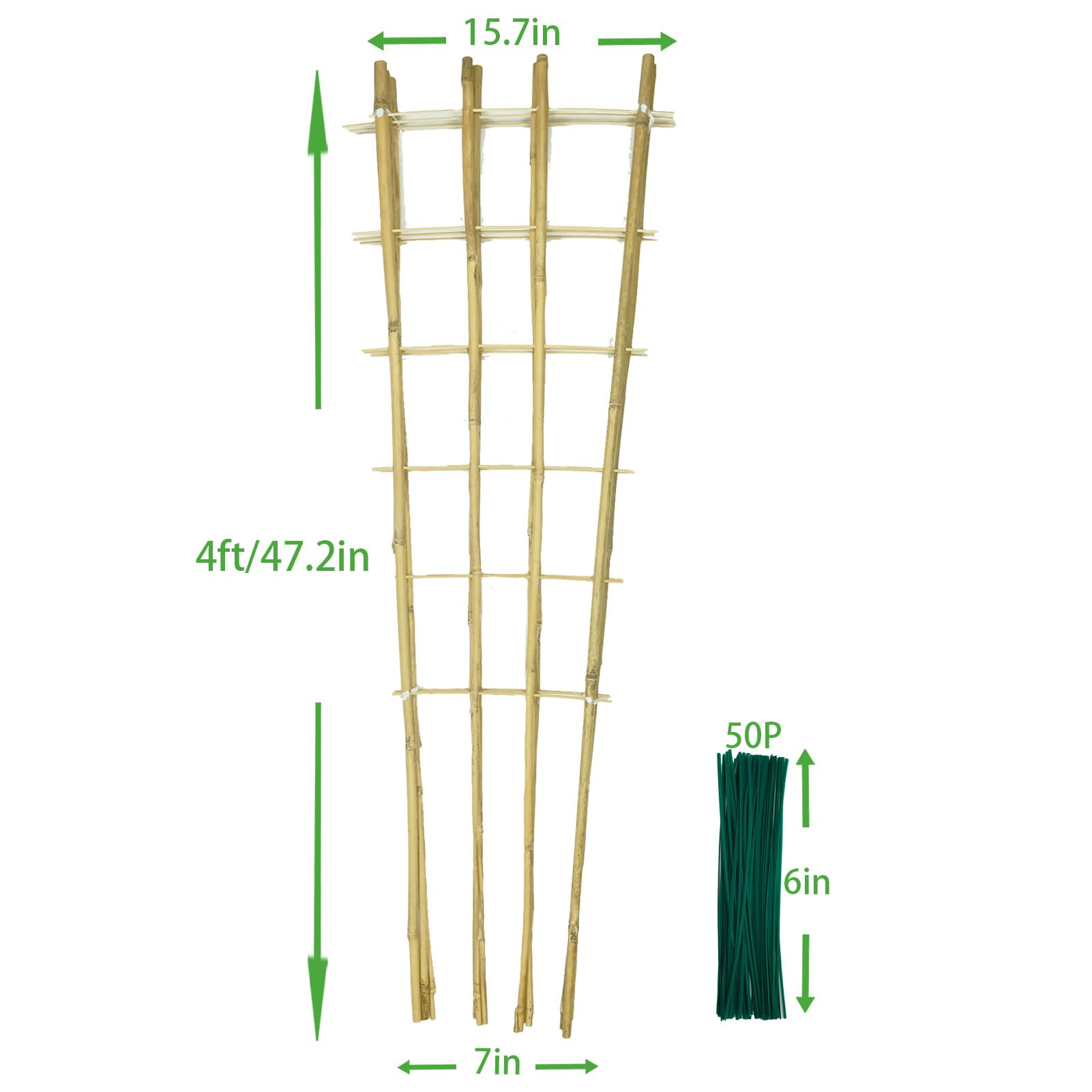 GUANGYE hoya vines climbing bamboo trellis
