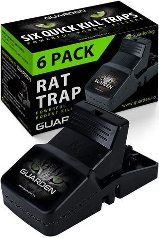 Guarden Rat Trap Six Pack quick-set on a tabletop for fast protection.