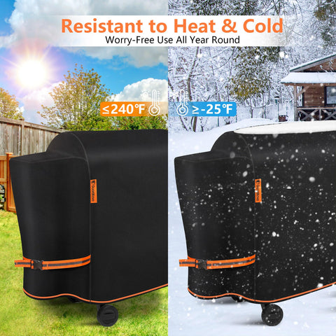 GuardKove durable grill cover designed for Traeger and similar grills