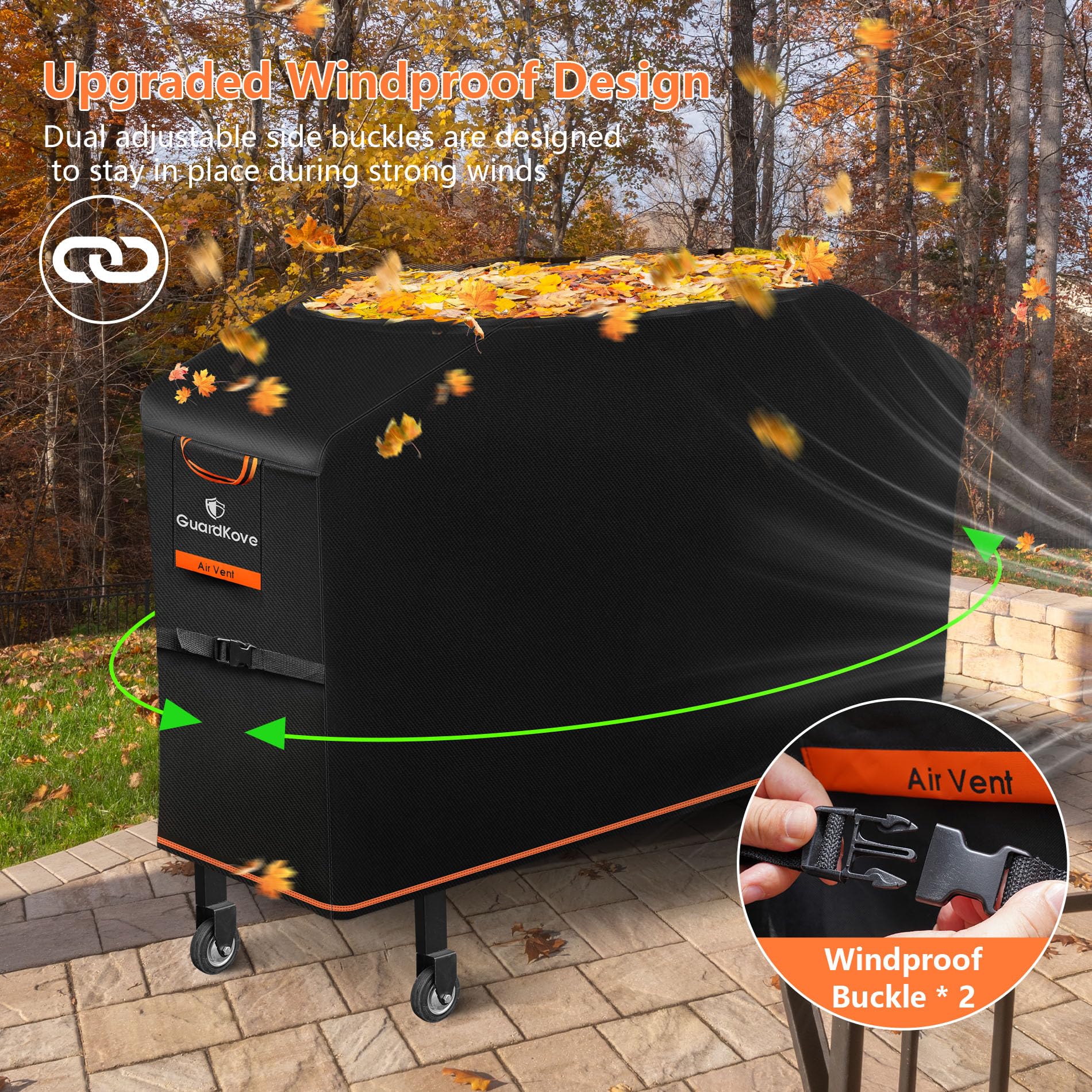 GuardKove fits Blackstone 28-inch two-burner griddles; measure before buying.