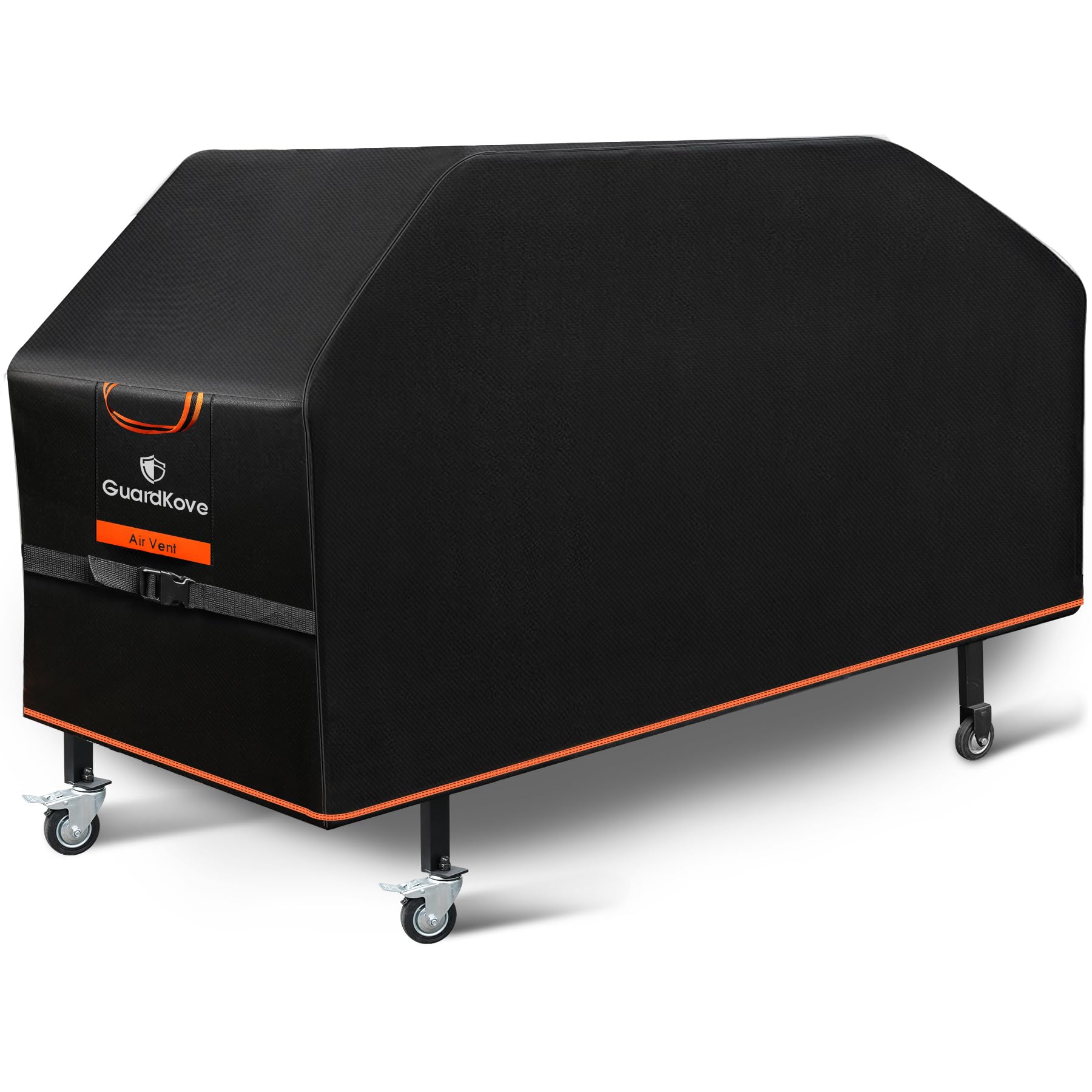 GuardKove griddle cover on Blackstone 36-inch grill provides full weather protection.