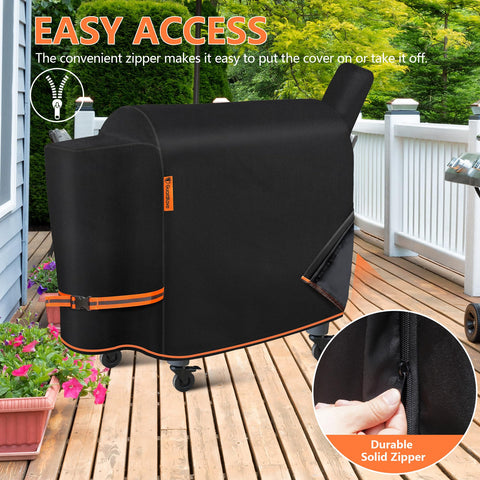 GuardKove orange-accent styling adds modern outdoor appeal.