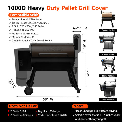 GuardKove 1000D tear-resistant fabric withstands outdoor use.