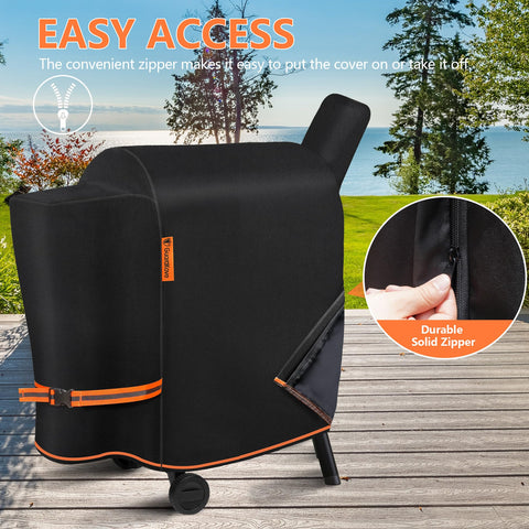 GuardKove orange accent adds modern style to outdoor grilling visuals