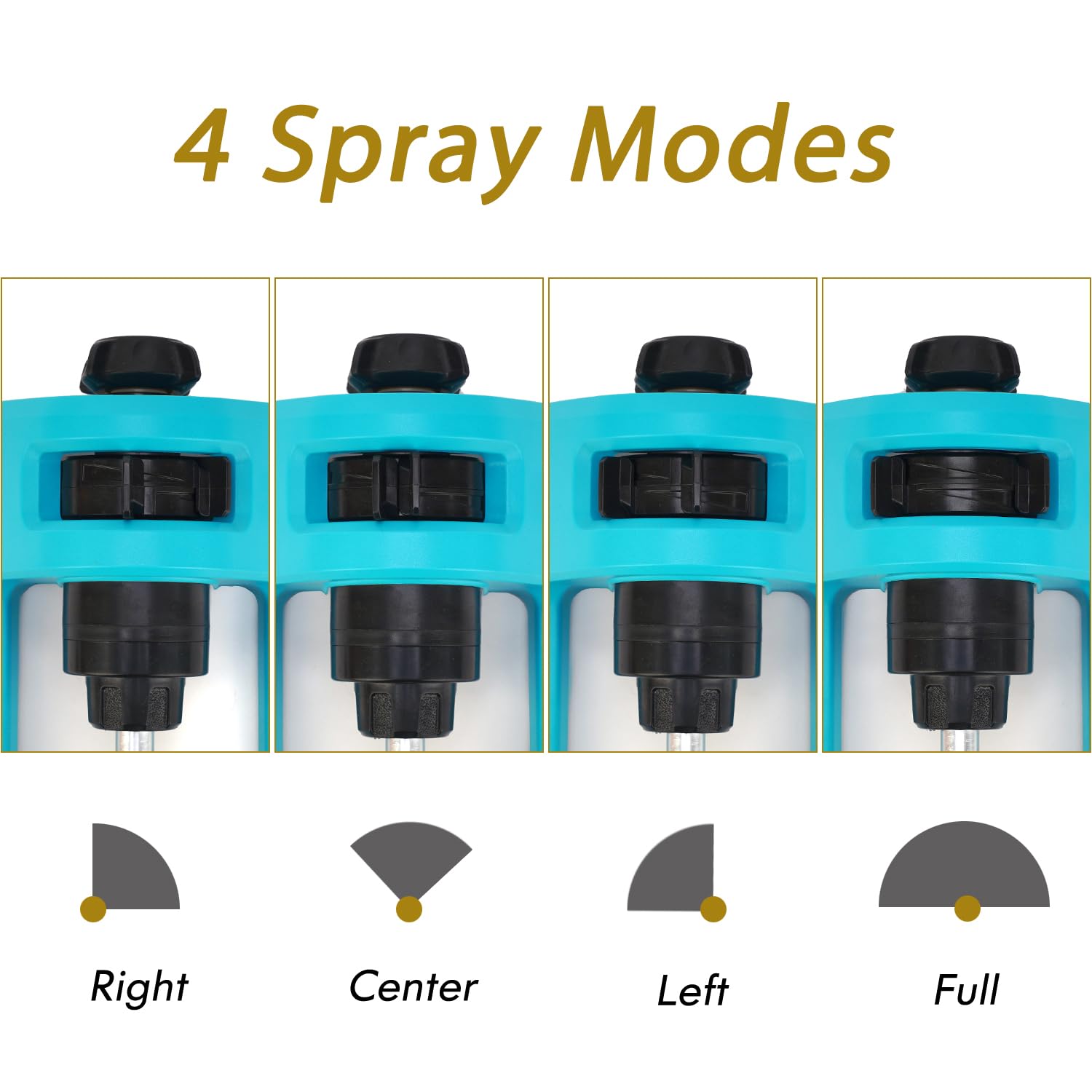 Sturdy base of the GUDWING sprinkler helps stay steady in wind.