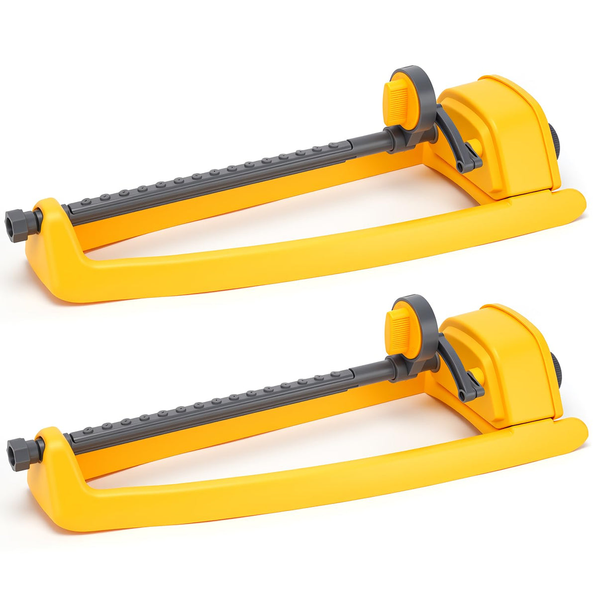 GUDWING lawn sprinkler oscillating spray for even yard coverage.