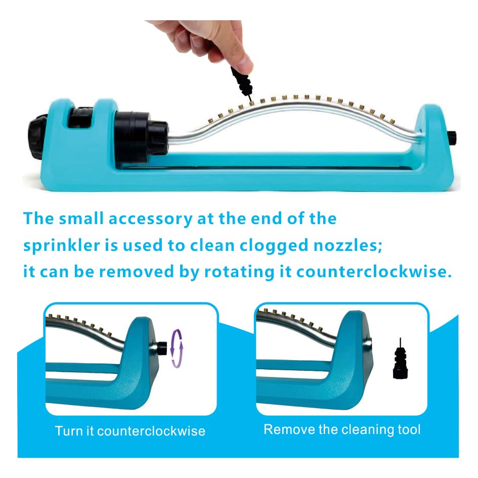 GUDWING built-in nozzle cleaner end helps clear clogs quickly.