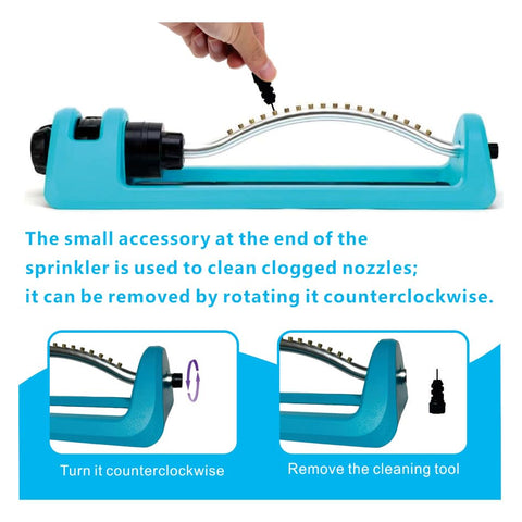 GUDWING built-in nozzle cleaner end helps clear clogs quickly.